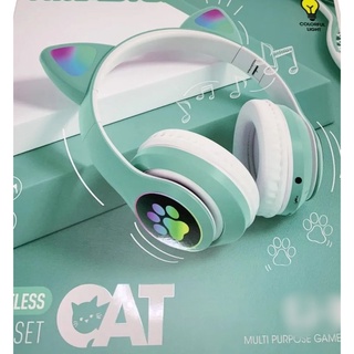 Fone Gatinho Sem Fio Com Led Bluetooth Orelha Gato (3)