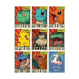 Placa Decorativa Pokémon 01
