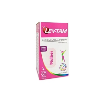 Polivitamínico Lev-Tam Mulher C/60 Cápsulas (Centrum Mulher, Lavitan Mulher, Centrotabs Mulher, Vitamina)