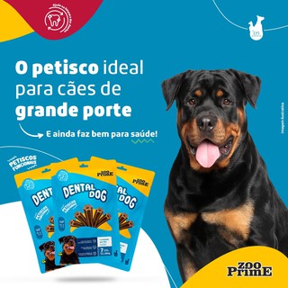 Petisco Dental Dog Stix Raças Grande C/ 7 Unidades 280g