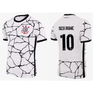 Camisa Corinthians 2021 Personalizada Nome E Numero