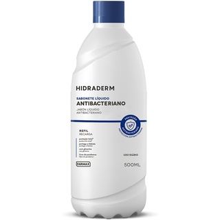 Sabonete Liquido Hidraderm Antibacteriano Refil 500Ml Farmax