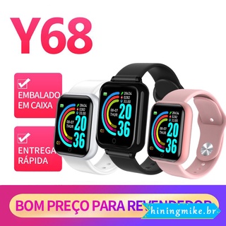 Y68 D20 Smartwatch With Message Warning Exercise Monitor Heart Rate Monitor