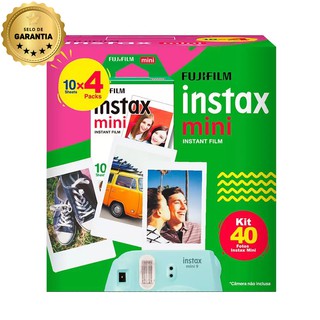 Filme Instax Mini com 40 Fotos (NFe + Garantia) - 40 Filmes Instantâneos - Fujifilm