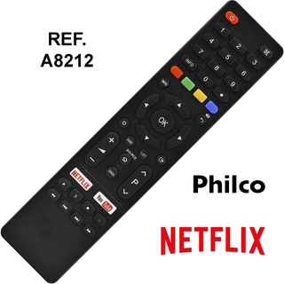 Controle Remoto TV Philco LCD LED Smart TV 4K Android Netflix Compatível Philco GT-A8212