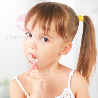 Escova de dente de bebê em forma de U de 360 ​​graus Escova de dente infantil de 2 a 12 anos (2)