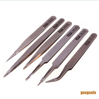Guaguafu Kit De Pinças De Aço Inoxidável Antiestática Para Manutenção