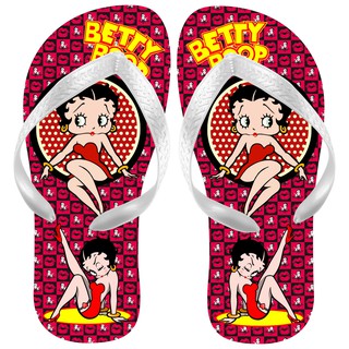 Chinelo Betty Boop poderosa desenho animado
