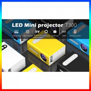Mini Projetor De LED Porta Til-T300 De Alta Definição-O/Home Theater Entertainment | Hommer TOP1 T300 Portátil Vídeo