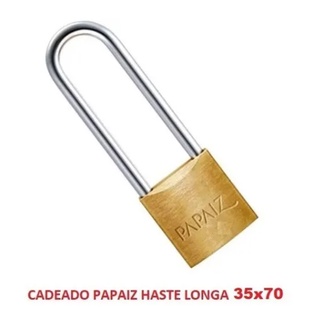 Cadeado Papaiz Haste Longa CR35/70 Original Lacrado