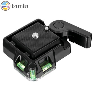 TAMIA QR40 Filmadora Tripé Monopé Bola Cabeça Placa De Liberação Rápida Para DSLR Camera