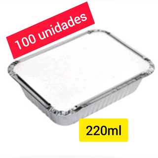 Marmita de alumínio com tampa 220ml 100unidades (1)