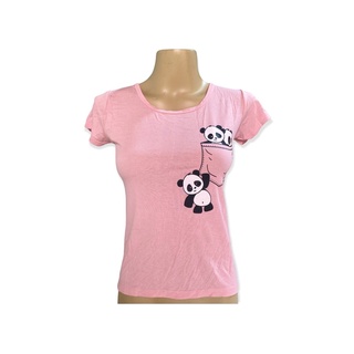 Blusa Feminina T Shirt Estampada Panda (5)