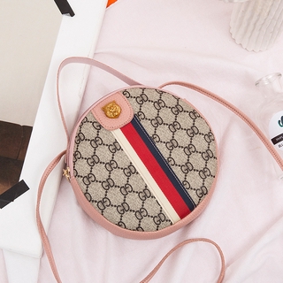 New Product Splicing Webbing Printed Shoulder Bag Personality Simple Mini Bag Fashion Handbag (1)