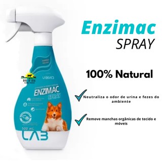 EnziMac Caes Pet Eliminador De Odor Spray 150ml - LabGard Original