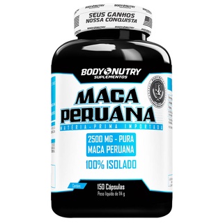 Maca Peruana Premium 100% Pura, 150 cápsulas, Body Nutry
