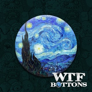 Botton ou Ímã Van Gogh Noite Estrelada