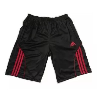 5 Bermuda Adidas flanelada Shorts esporte Bolso com ziper
