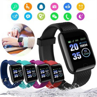 Relógio Inteligente/Smartwatch 116Plus À Prova D'água IP67 D13/Batimentos Cardíacos/Pressão Sanguínea