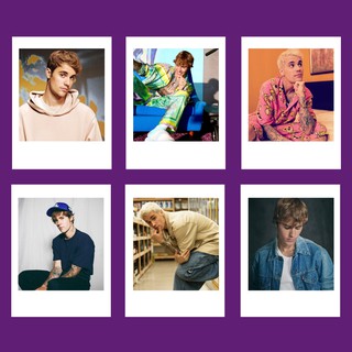 Kit 6 Fotos Polaroid Grande Justin Bieber (2)
