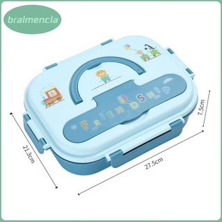 [BRALMENCLA] Cute Lunch Box BPA-Free with Handle Microwaveable Bento Box for Picnic Kids Adults (8)