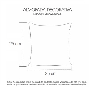 Capa 25x25 cm para Sublimação Almofada em Microfibra em 2 cores Capa Com Zíper - SEM ENCHIMENTO (6)