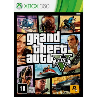 Game Grand Theft Auto V (GTA 5) - Xbox 360 - Original e Lacrado