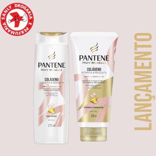 Shampoo Pantene Colágeno 175ml +Condicionador Pantene Colágeno 150ml