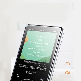 RUIZU Reprodutor De Música Bluetooth MP3 De Metal Portátil 8GB Com Alto-Falante FM Rádio , Acordedor , Ebook (4)