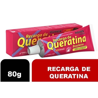 Tratamento Reconstrutor Novex Recarga de Queratina Brasileira 80G