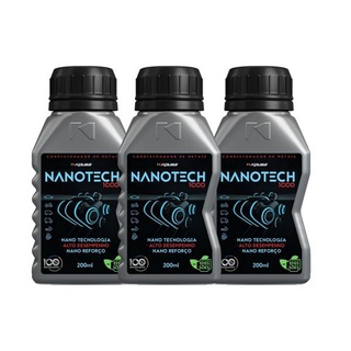 Nanotech 1000 Condicionador Metais Motor Rolamento Koube Kit 3
