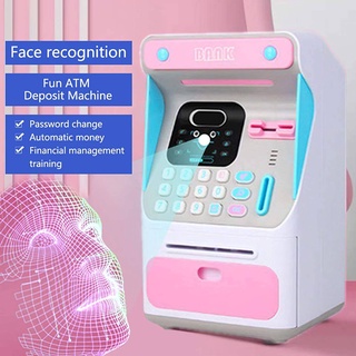 Cofrinho Eletrônico Caixa De Caixa De Dinheiro De Reconhecimento Facial Simulação Sem Elétrica (2)