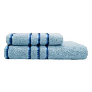 Kit toalhas 2 pçs banho e rosto classic grande grossa macia linda
