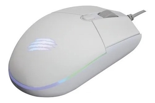 Mouse Oex Gamer Orium Branco Ms323 3.200dpi 6 Botões Com Led
