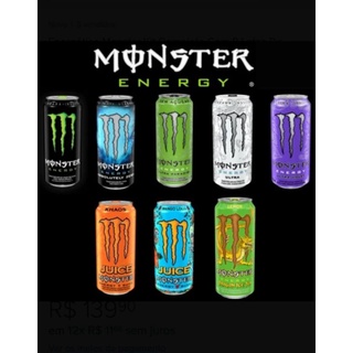 Energetico Monster Energy drink Lata 473ml (ESCOLHA SEU SABOR)