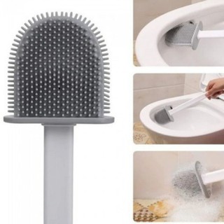 Escova para banheiro vaso sanitario privada silicone com suporte (6)
