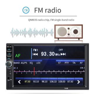 Rádio Automotivo 7018 7 Polegadas/Rádio Estéreo/Tela de Toque 2din/Áudio Automotivo MP5 /Bluetooth/TF/SD/USB (3)
