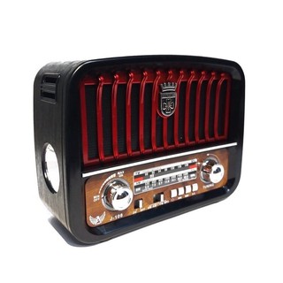 Radio Retro Altomex J108 Vintage Am Fm Bluetooth Sd Usb Recarregavel Bivolt