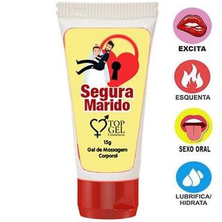 SEGURA MARIDO EXCITANTE EM GEL SEXY SHOP 15ML -TOPGEL SEX SHOP PRODUTOS ERÓTICOS