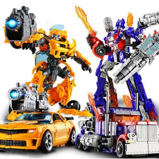 Brinquedo Grande Transformers Optimus Prime Bumblebee Robôs Carro Caminhão De @ @ For @ @ Mado (2)