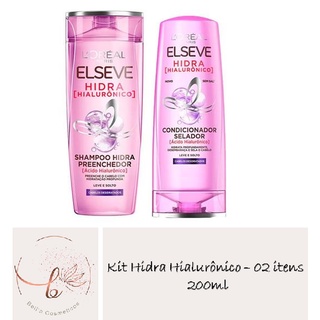 Kit Elseve Hidra Hialurônico (Shampoo 200ml + Condicionador 200ml)