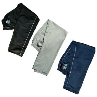 kit 3 calças tactel masculina 3 bolsos costura reforçada cores variadas