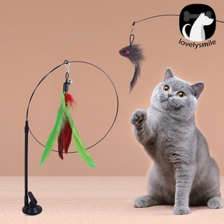 (LS) Varinha De Gatos De Brinquedo Para Estimação Tenacidade/Provocação/Com Ventosa (3)