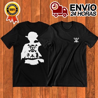 Camiseta Anime Monkey D Luffy One Piece 100% algodão