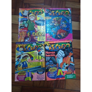 Kit 10 Revistas Recreio Ano 2001 Passatempo Quadrinhos