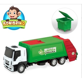 Brinquedo Menino Caminhão Iveco Coletor Lixo Usual Infantil (1)
