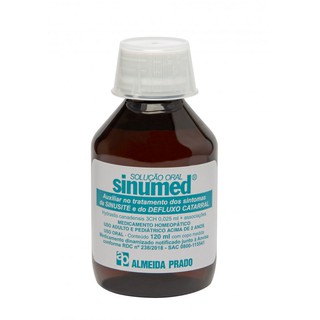 Sinumed Solução Oral 120ml - Sinusite e Defluxo Catarral
