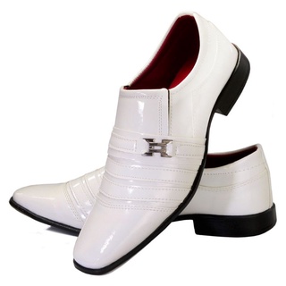 1 Par de sapato social inteiro Branco estilo SWS shoes (3)