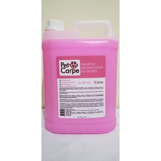 shampoo 5litros neutralizador de odores pet carpe