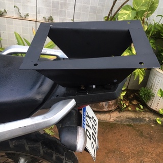 suporte para caixa/baú de motoboy da moto yamaha xtz150 Crosser +hastes para tirar trepidação e balanço